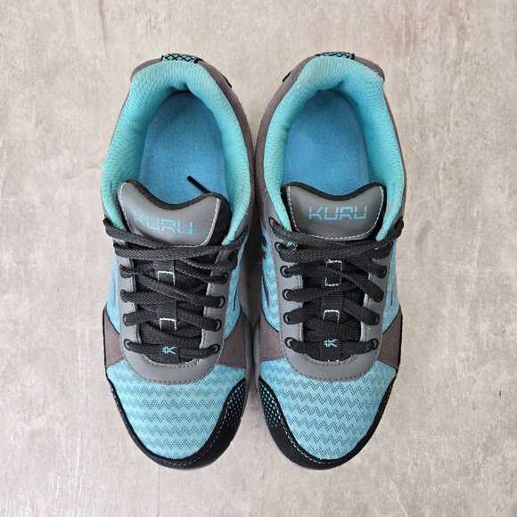 Kuru Quantum Athletic Sneaker Womens Sz 8 Blue Gray Low Top Sporty Running Shoes - Picture 2 of 11